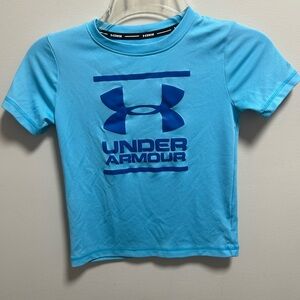 Under Armour Kids Light Blue Short Sleeve Tee